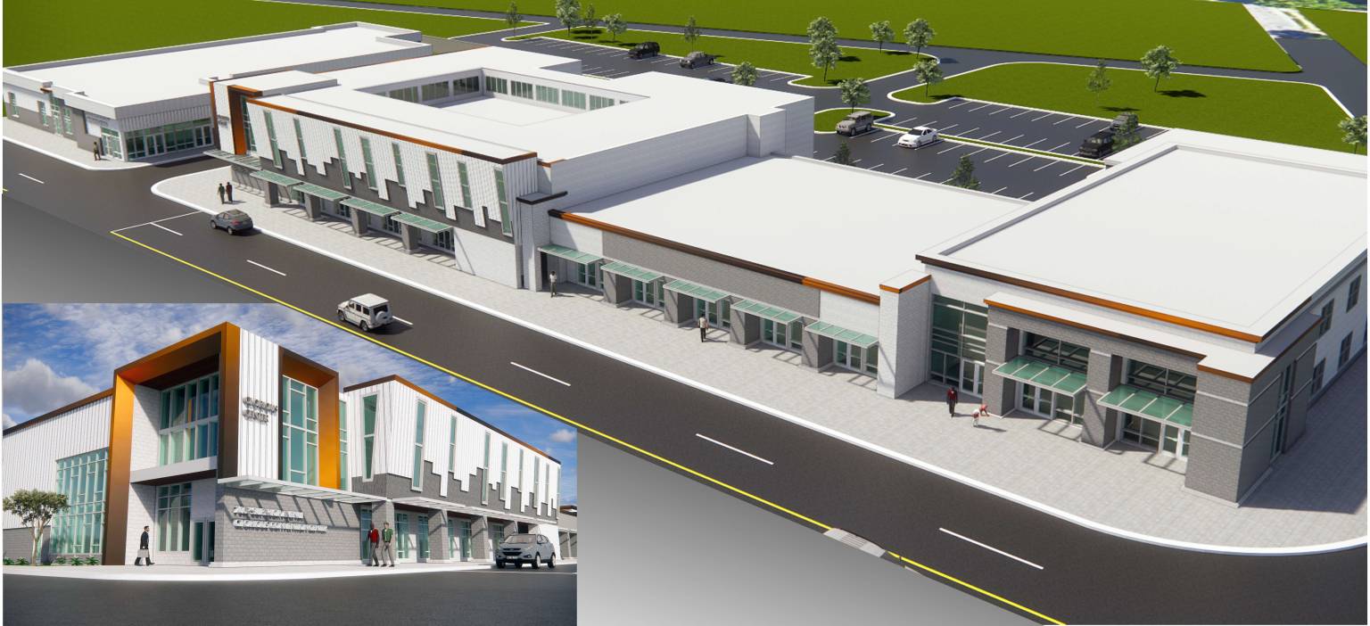 Convention center and mercantile